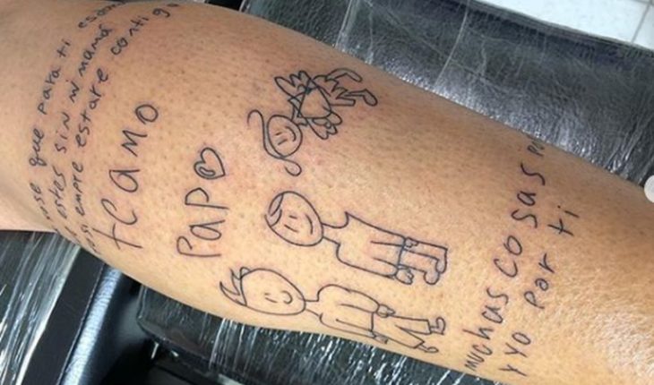 Arquero colombiano se hizo conmovedor tatuaje tras perder a su esposa y se volvió viral