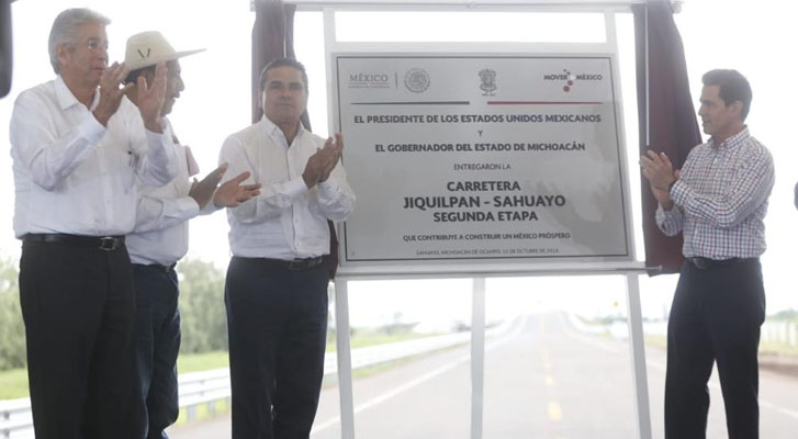 Control y disminución del crimen organizado reavivó la inversión en Michoacán, afirma Peña Nieto