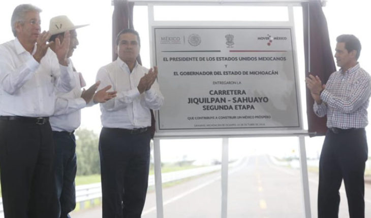Control y disminución del crimen organizado reavivó la inversión en Michoacán, afirma Peña Nieto