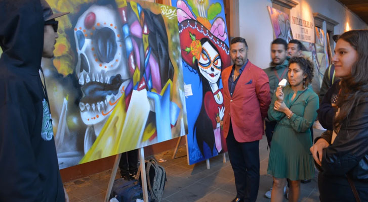 Festival de arte urbano, abre programa cultural de noche de ánimas: Víctor Báez