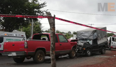 Hombre fallece en choque de frente en Peribán, Michoacán