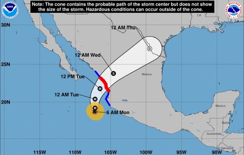 Huracán Willa posee categoría 5 ad portas de llegar a México