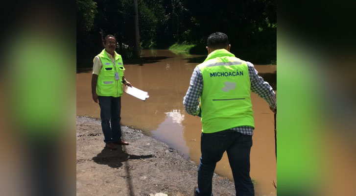 Inicia Secretaría de Salud atención sanitaria en zonas inundadas de Morelia, Michoacán