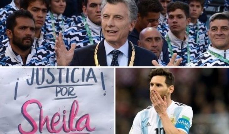 Macri felicitó a los atletas, Ni una Menos se pronunció por el caso Sheila, se va Pity Martínez y mucho más…