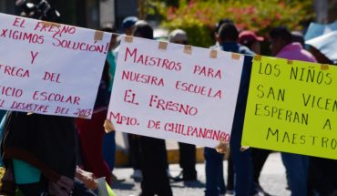 Maestros exigen seguridad para iniciar ciclo en la sierra de Guerrero