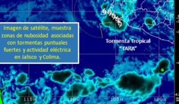Provocará ‘Tara’ fuertes lluvias en 14 estados y CDMX