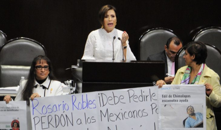 Robles acusa violencia política de género por la Estafa Maestra