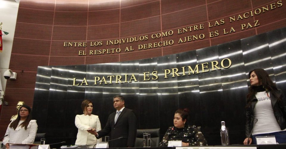 Rosario Robles compareció ante comisiones del Senado.