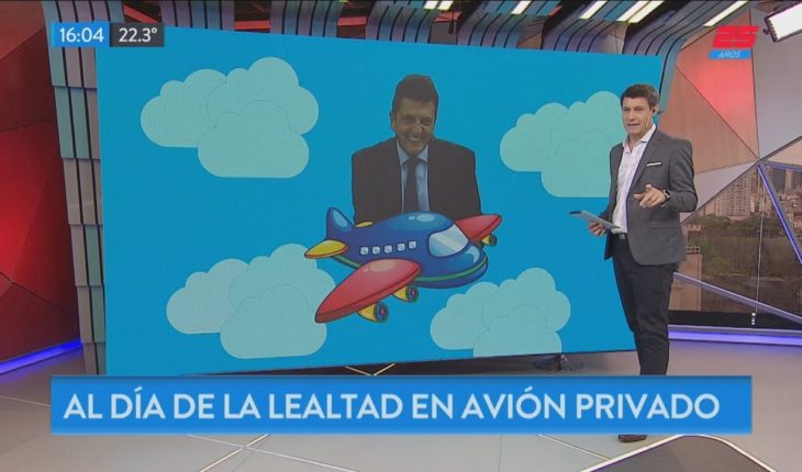 Video: En jet privado al Día de la Lealtad Peronista