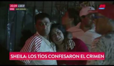 Video: Los tíos de Sheila confesaron el crimen: “Tomamos droga y alcohol”