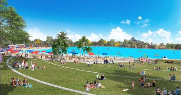 “Cancún style”: la votación por la laguna artificial en el Parque Padre Hurtado que desata las pasiones  