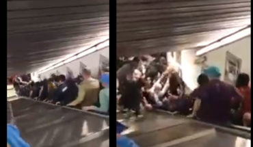 translated from Spanish: 20 personas resultan heridas al venirse abajo una escalera eléctrica en el metro de Roma
