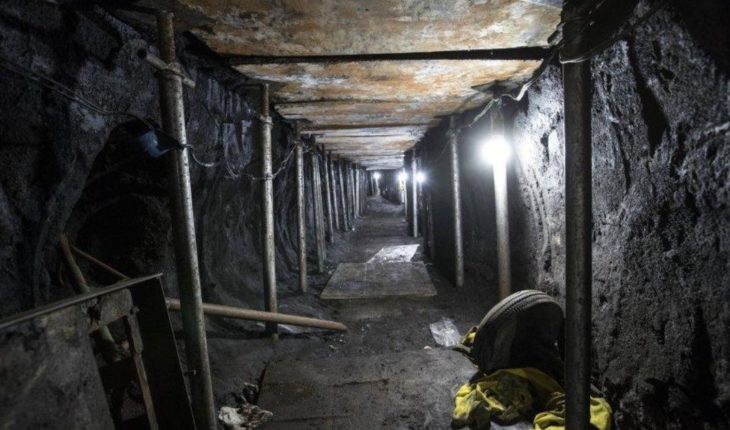 translated from Spanish: A tunnel found in Paraguay for rescuing 80
