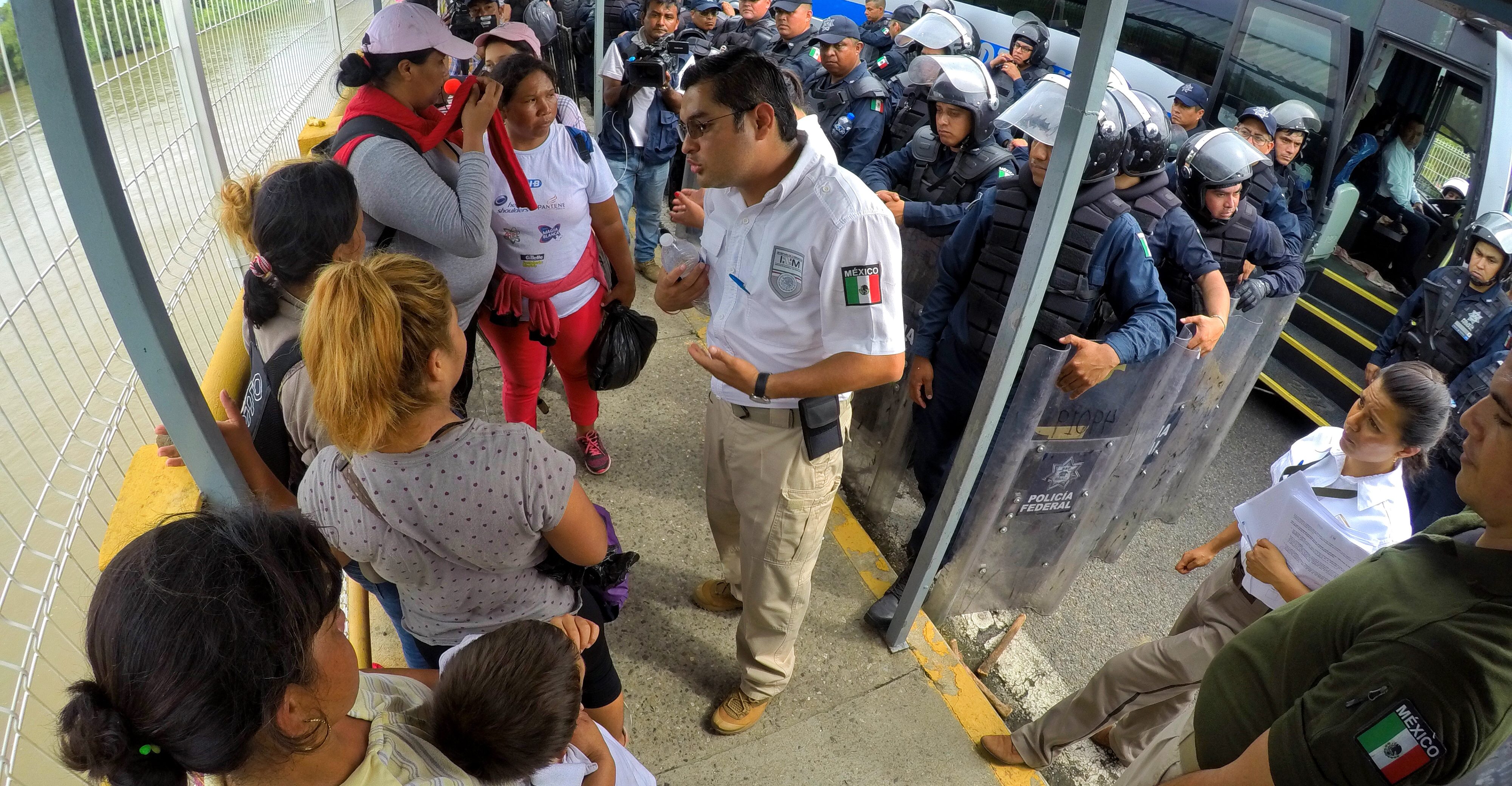 Alrededor de mil integrantes de la caravana migrante ya son atendidos en albergues de Tapachula
