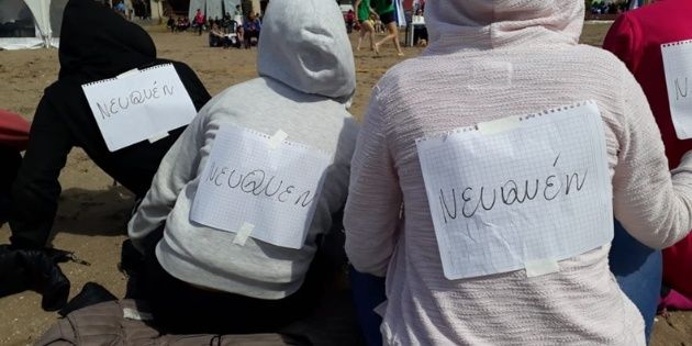 Así protestaron deportistas de Neuquén por la falta de indumentaria