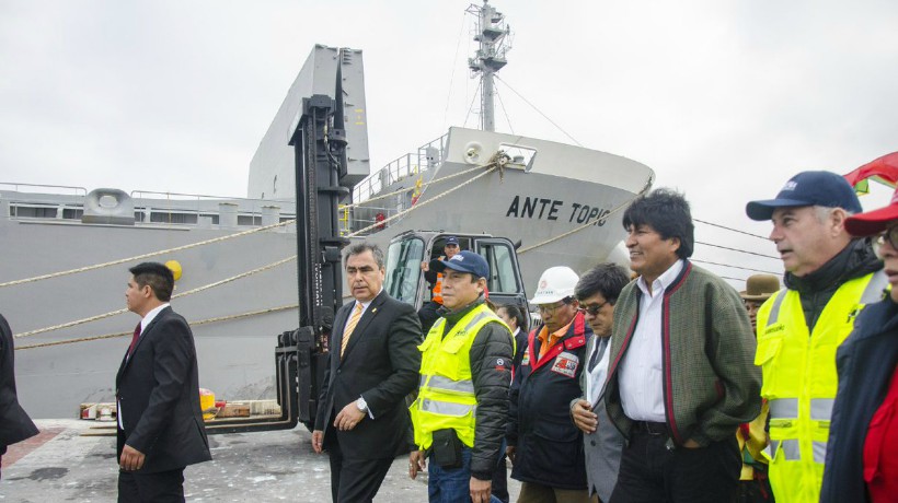 Bolivia will run alternatives to Chilean ports with projects on the coasts of Peru