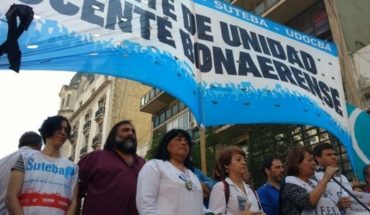 translated from Spanish: Buenos Aires teachers ensure that unemployment “is massive”