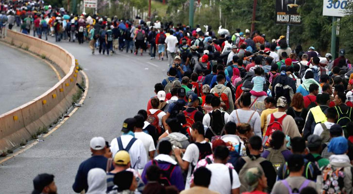 Caravana migrante tensa relaciones entre México y Estados Unidos