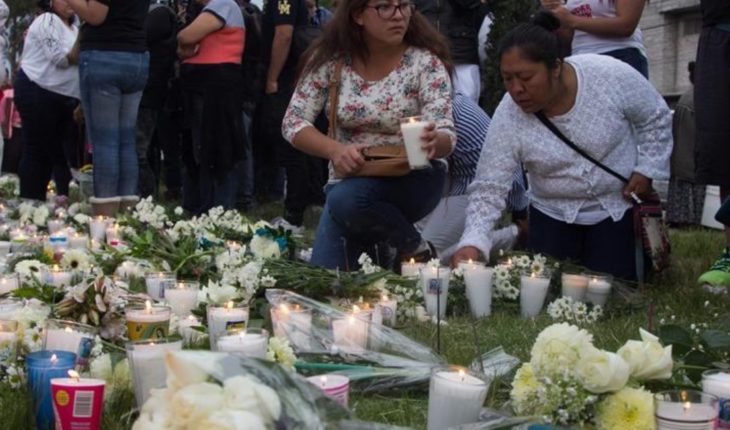 translated from Spanish: Case of femicide exhibits violence against women in Edomex