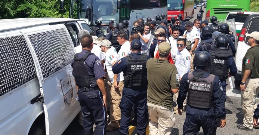 Detienen al menos a 100 migrantes que intentaban llegar a Tapachula