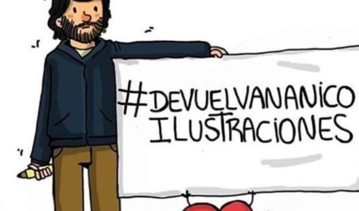 translated from Spanish: #DevuelvanNicoIlustraciones: the slogan that achieved the return of the artist after closing his account of Instagram