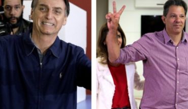 translated from Spanish: Elections in Brazil: Bolsonaro votes with bulletproof vest and Haddad sees the second round