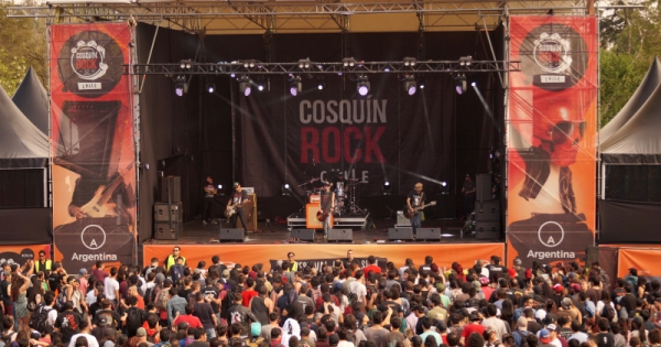 First day of Cosquin Rock in Chile