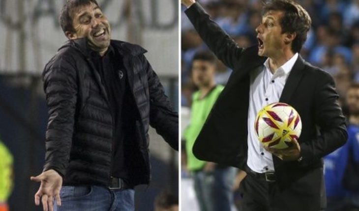 translated from Spanish: Guillermo Barros Schelotto and Eduardo Coudet, to declare the papelón in Avellaneda