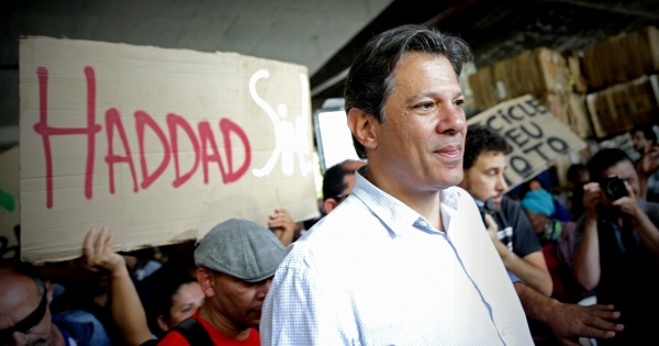 Haddad teme carrera armamentista en Latinoamérica si Bolsonaro vence en Brasil