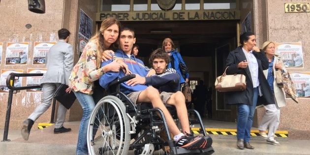 It is 20 years old, is disabled and ran out of benefits by the collapse of the Spanish Hospital
