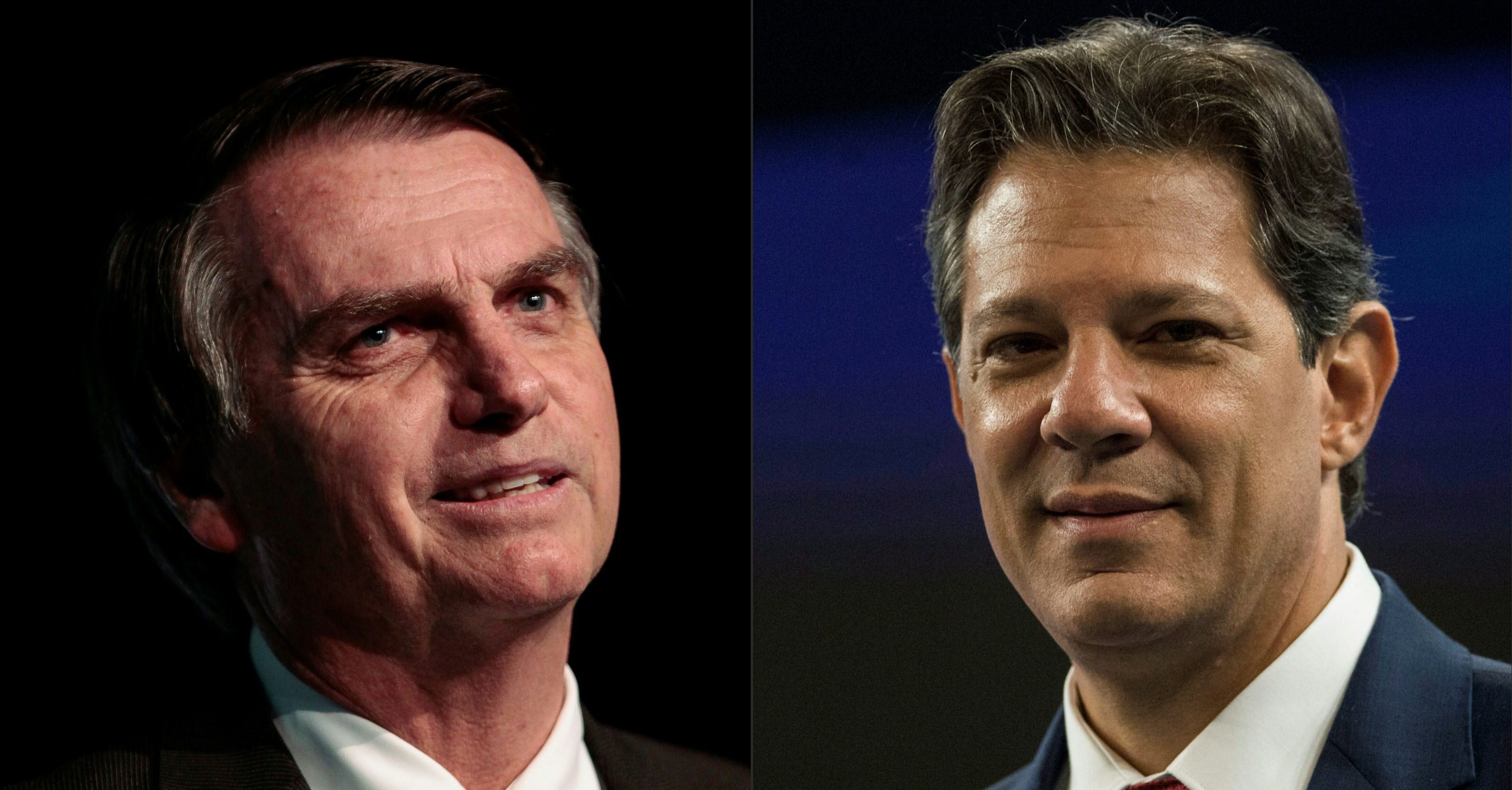 Las verdades y mentiras de los candidatos Bolsonaro y Haddad