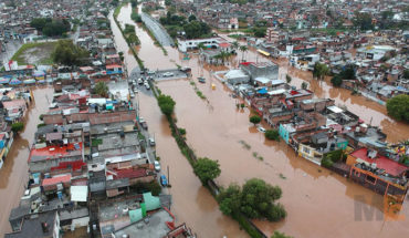 translated from Spanish: Lluvias provocadas por el huracán “Willa”, dejan severas inundaciones en Morelia, Michoacán