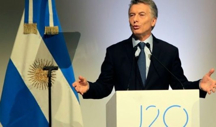 translated from Spanish: Macri: “the Argentina is strongly committed to justice”
