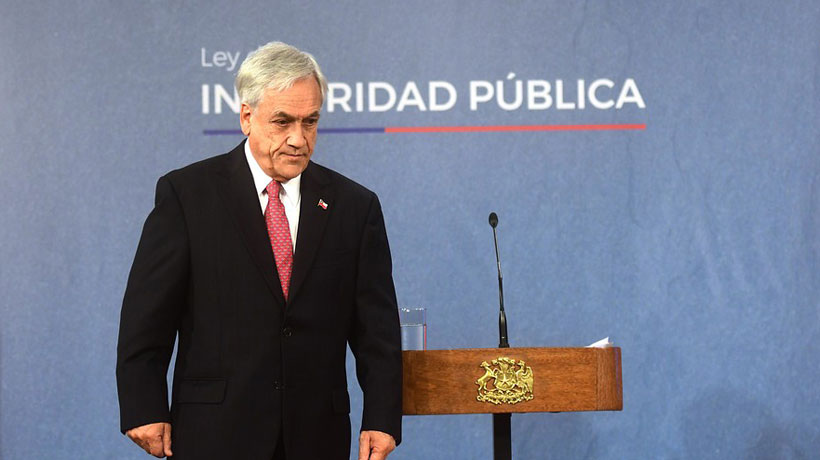 Piñera: "many in Chile have lost respect for police, their parents and teachers, and that we will restore"