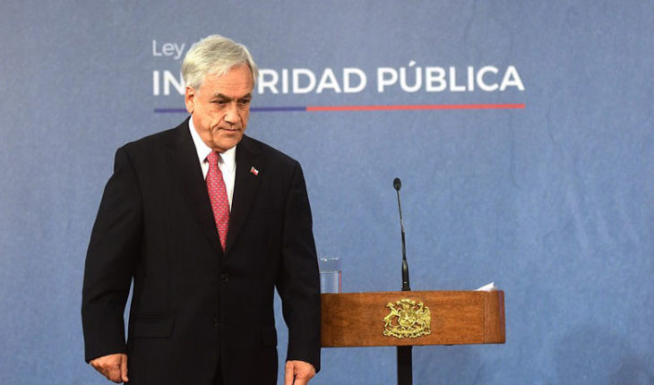 translated from Spanish: Piñera: “many in Chile have lost respect for police, their parents and teachers, and that we will restore”