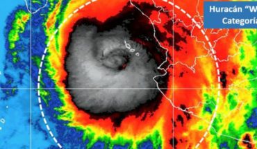 translated from Spanish: Potente huracán,tormenta tropical y frentes fríos ingresarán a México