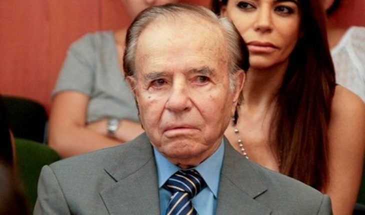 translated from Spanish: We confirmed the prison sentence for Carlos Menem