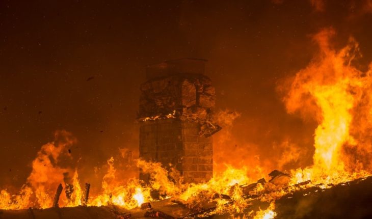 Así se ve desde el espacio el infernal fuego que se ‘come’ a California