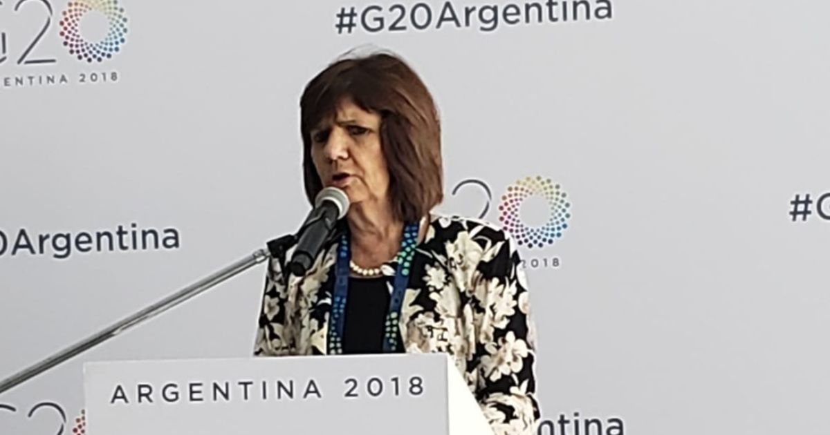 Bullrich, el G20 y Boca - River: "Me parece que no da para mezclar"