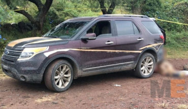 Ejecutan a 4 hombres y los abandonan con camioneta robada en Ixtlán de los Hervores