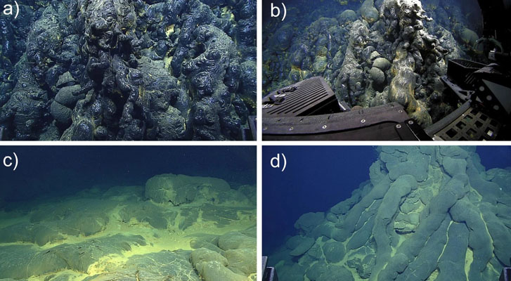 Encuentran evidencia de una erupción submarina en el surco más profundo del océano