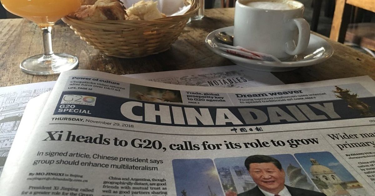 G20: Buenos Aires amaneció con el "China Daily", diario de China