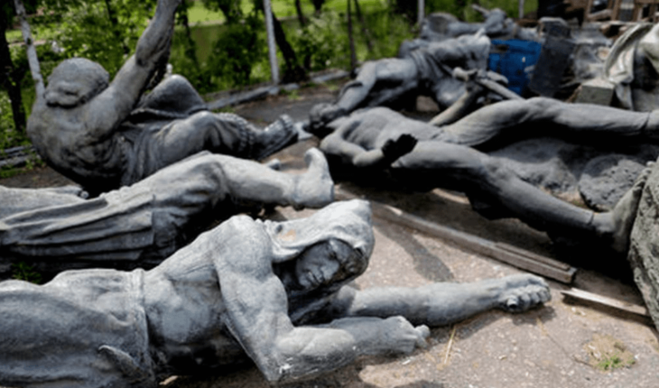 “Hospital” atiende estatuas víctimas de vandalismo