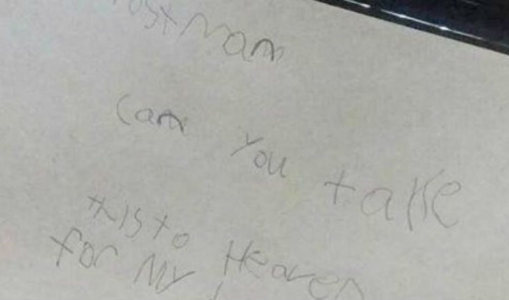 La conmovedora respuesta que recibió un niño tras mandar una carta “al cielo” para su padre