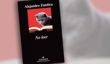 Libro “No leer” de Alejandro Zambra