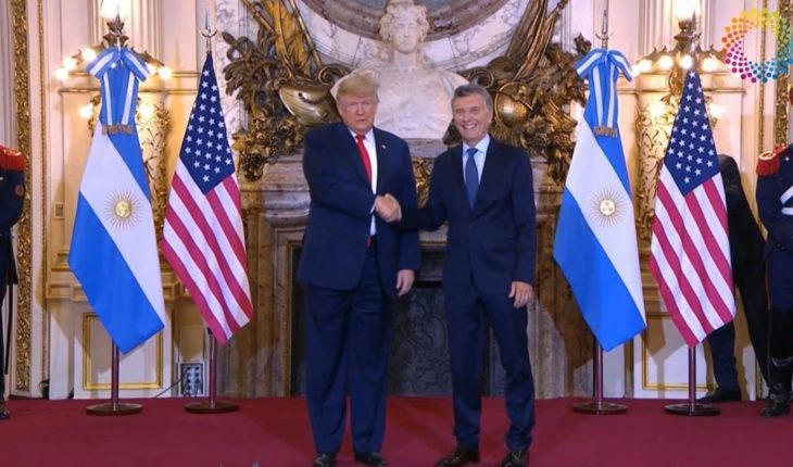 Macri recibió a Trump y le agradeció por el apoyo de Estados Unidos
