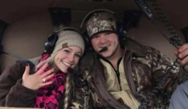 Pareja murió en un accidente de helicóptero dos horas después de casarse