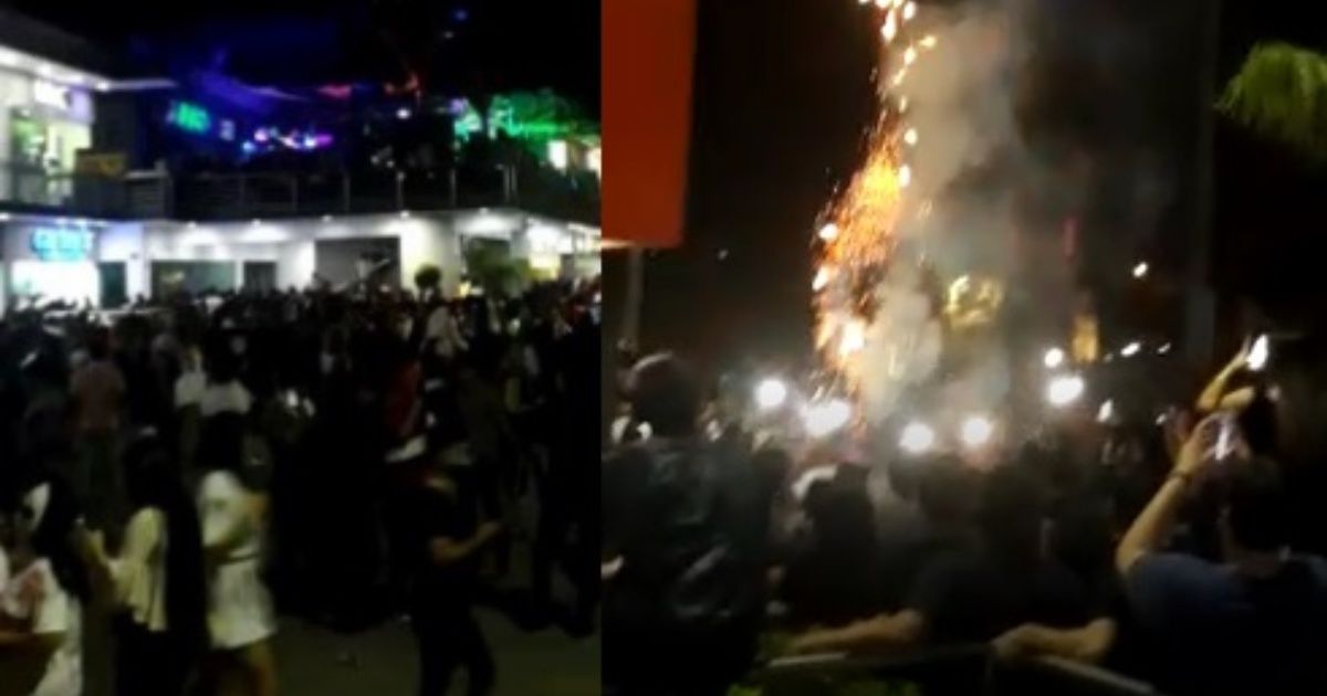 VIDEO: Así fue el desenfrenado festejo de Halloween en Culiacán