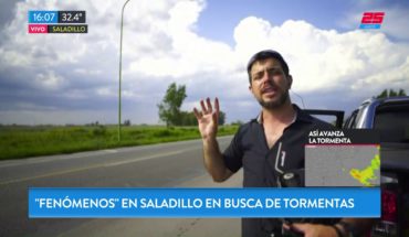 Video: “Fenómenos” en Saladillo, a la búsqueda de tormentas