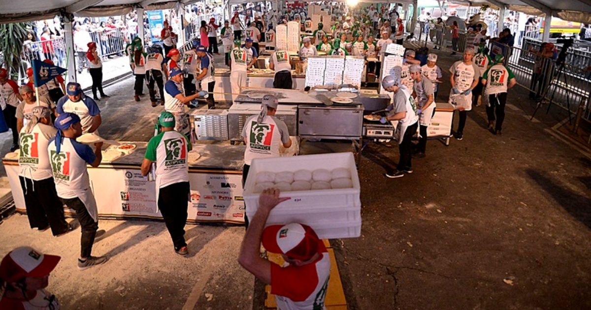 Argentina broke two records worldwide with pizzas and empanadas